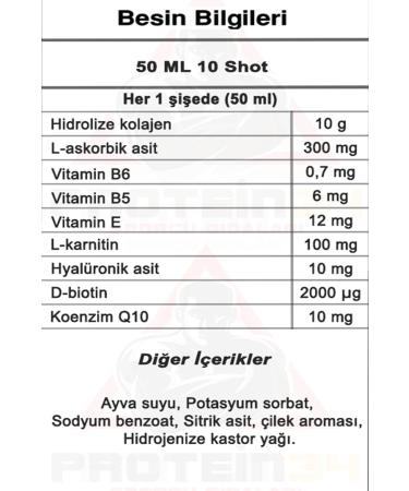 Nutraxin Beauty Collagen Gold Quality 50 Ml 10 Shot Fish Collagen Strawberry Aroma Sase Collagen - Buy Online on GoSupps.com