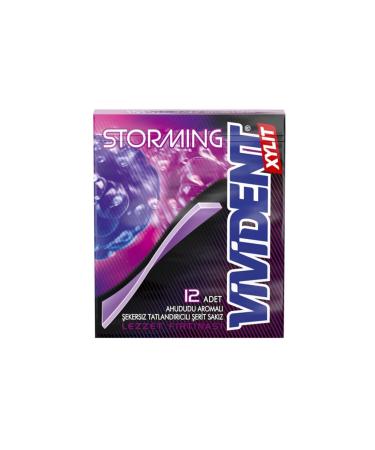 Vivident Storming Raspberry Flavored 18 Pieces 33GR