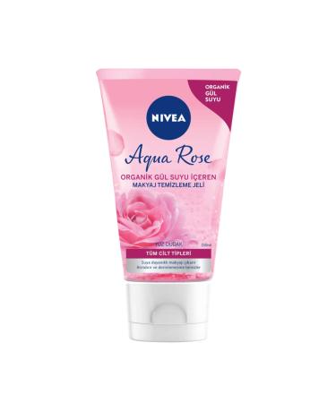NIVEA Aqua Rose Organic Rose Water Make-Up Remover Gel 150 ml
