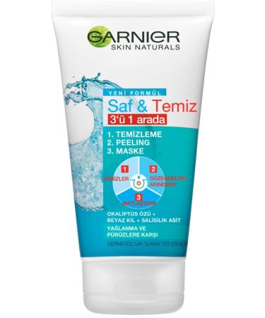 Garnier 3in1 Pure & Clean 150ml