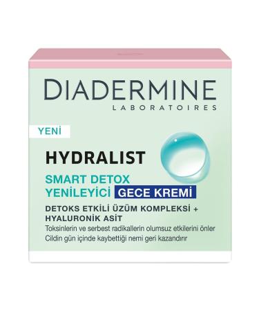 Diadermine Brand: Hydralist Night Cream Smart Detox 50 Ml Category: Hand Cream