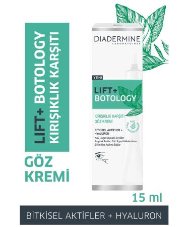 Diadermine Brand: Lift+ Botology Eye Cream 15 Ml Category: Eye Cream - Buy Online on GoSupps.com
