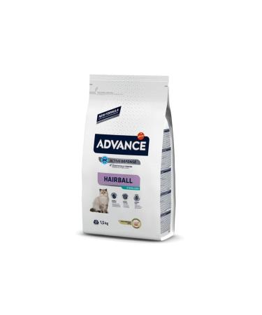 Advance Hairball Anti Hairball Adult Neutered Cat Food 1.5kg
