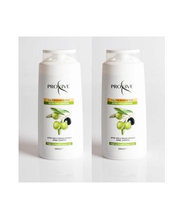 PROX VE Anti Hair Loss Salt-Free Olive Oil Shampoo 650 ml 2-pack