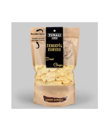 Lokman Hekim Tunali Dried Ginger Dried Fruit (Dried with Sugar) Fruit 1000 GR - 1 KG