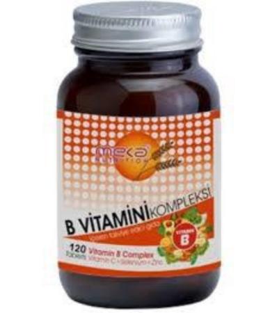 Meka Nutrition Vitamin B-complex 120 Tablets