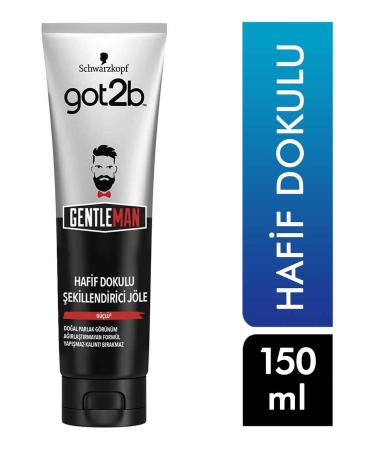 Got2B Brand: Gentleman Hair Gel 150 Ml Light Texture 5410091741792 Category: Hair Conditioner