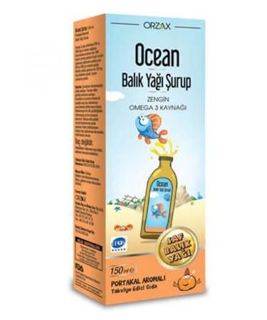 Orzax Ocean Orange Fish Oil Syrup 150 ml
