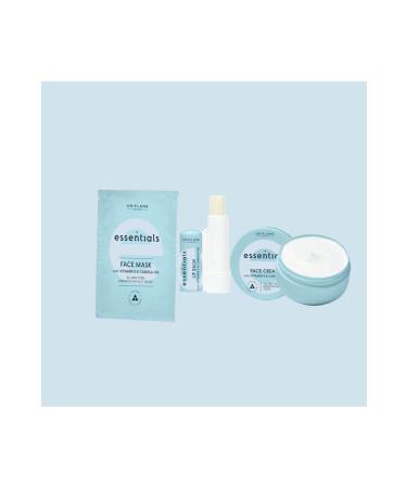 Oriflame Essentials Vitamin E Canola Oil Lip Balm & Canola Oil Face Cream & Canola Oil Face Mask