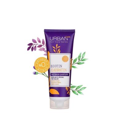 Urban Care Anti-Hair Loss & Growth Support Shampoo Containing Biotin & Keratin 250 Ml - Buy Online on GoSupps.com