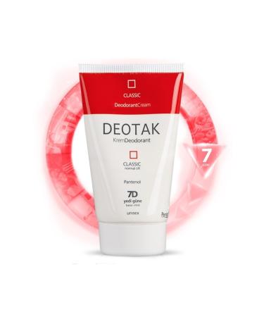 Deotak Classic & Unisex Water-Resistant Cream Deodorant for Normal Skin 35ml - Buy Online on GoSupps.com