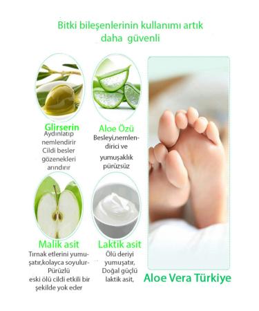 efero Aloe Vera Dead Skin Peeling Sock Type Foot Peeling Mask miracle Foot Peeling - New - Buy Online on GoSupps.com