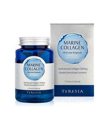 TERESIA Marine Collagen Brightening Anti-Wrinkle and Intensive Moisturizing All In One Ampoule Cream 240 Ml