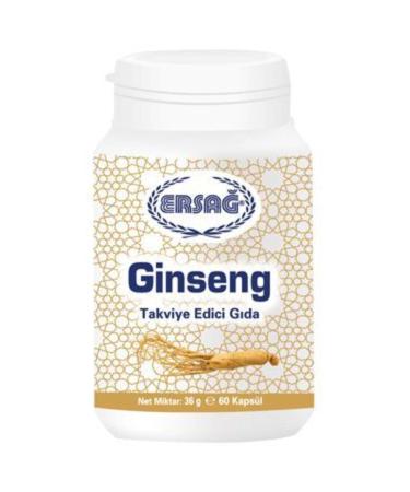 Ersa Ginseng Food Supplement 60 Capsules