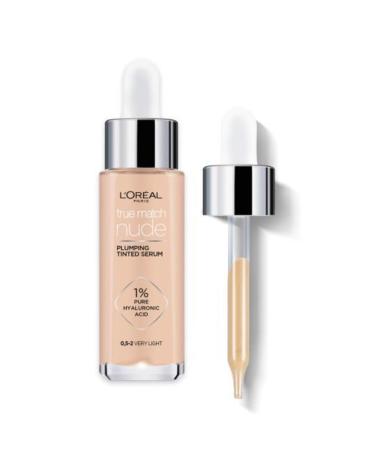 L'Oreal Paris L'or al Paris True Match Nude Serum Foundation 0.5-2 Very Light 3600523989898