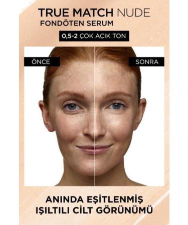 L'Oreal Paris L'or al Paris True Match Nude Serum Foundation 0.5-2 Very Light 3600523989898 - Buy Online on GoSupps.com