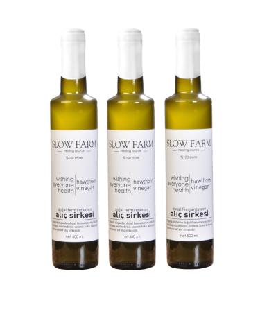 SLOW FARM Natural Fermented Hawthorn Vinegar 3 Pack