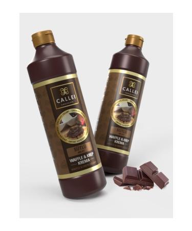 Callei Waffle Sauce Bottle 1000 Gr Milk