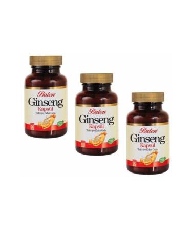 Balen Ginseng Capsule 60 Capsules X 375 mg X 3 Ginsenk Ginsek