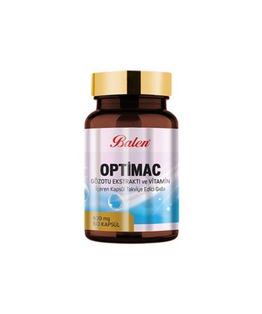Balen Optimac Eyebright Extract Vitamin Containing 60 Capsules X 630 Mg Eye Bright
