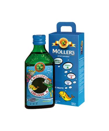 Mollers Omega 3 Fish Oil Syrup Tutti Frutti Flavour 250ml