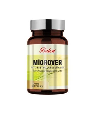 Balen Migrover Plant Extracts and Vitamin Containing Capsules 60 X 720 Mg