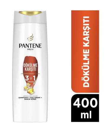 Pantene Brand: 3in1 Anti Hair Loss Shampoo 400ml Category: Shampoo - Buy Online on GoSupps.com