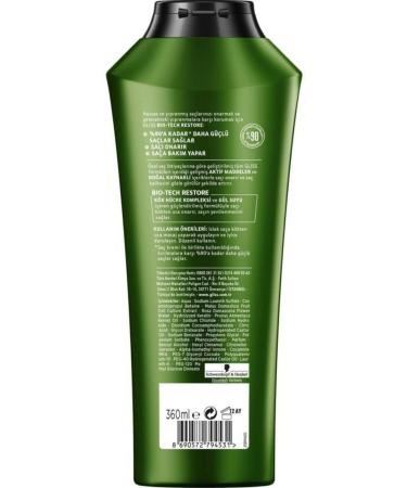 Gliss Schwarzkopf Bio-tech Strengthening Shampoo 360 Ml X 4 - Buy Online on GoSupps.com