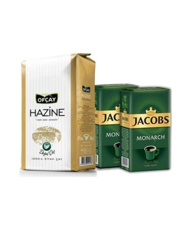 Of ay Hazine D kme Black Tea 1 Kg + Jacobs Filter Coffee 500 G*2li