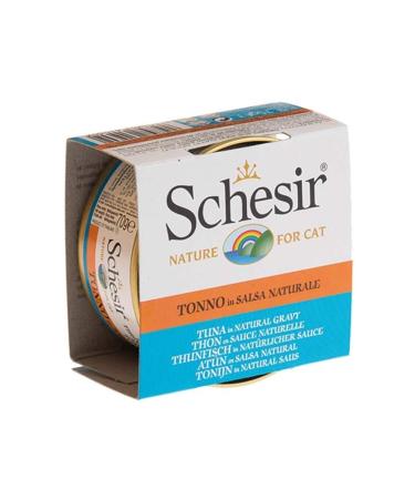 Schesir 6 X 70 Gr Canned Tuna Cat Food with Salsa Sauce 70 Gr