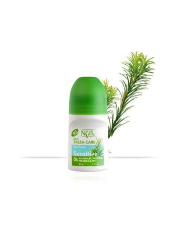 Natur Vital Organic Roll On All Day Fresh Tea Tree 50 Ml