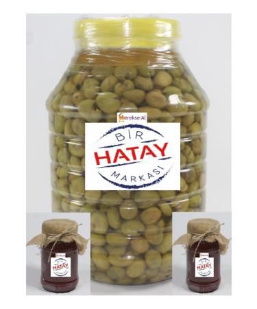 S ylemez Zeytincilik 3-Pack 1kg Tomato Paste 1kg Pepper Paste Sweet 3kg Green Olives