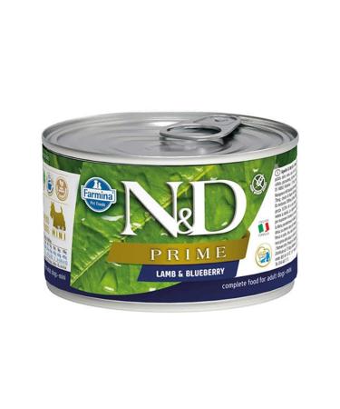 N & D Prime Mini Lamb & Blueberry Adult Dog Canned Food 140 Gr