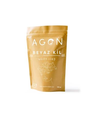 Agon White Clay Natural Face Care Mask 500 Gr