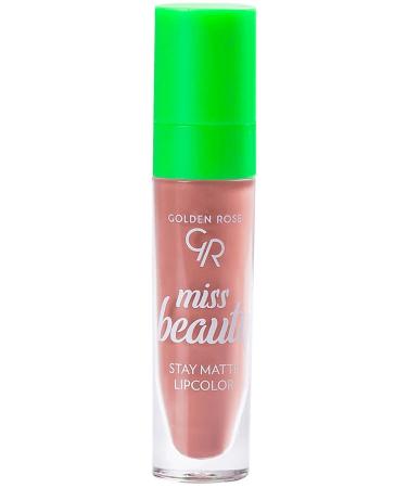 Golden Rose Brand: Miss Beauty Stay Matte Lipstick Warm Kiss No: 02