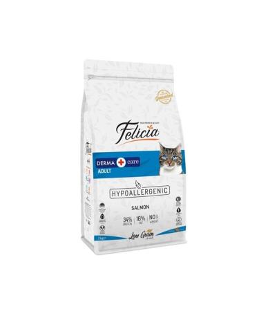 Felicia Low Grain Hypoallergenic Salmon Adult Cat Food 2kg.