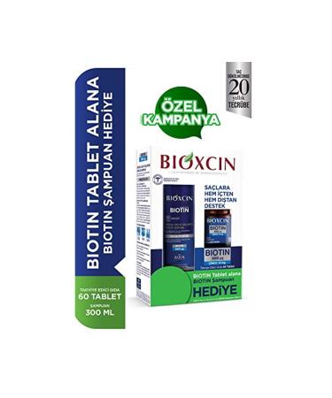 Bioxcin Biotin 5000mcg 60tb+shampoo (coffre) 1 Package (1 X 1 Piece) K - Buy Online on GoSupps.com