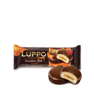 Luppo Sandwich Cake Caramel 182 gr X 12 Pieces - Buy Online on GoSupps.com