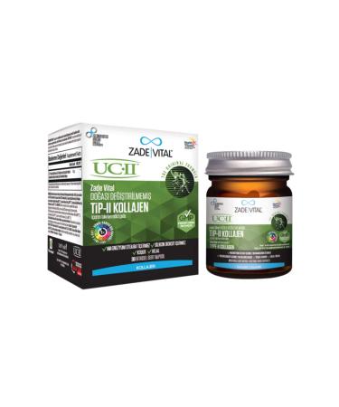 Zade Vital Type 2 Collagen Food Supplement 30 Herbal Hard Capsules