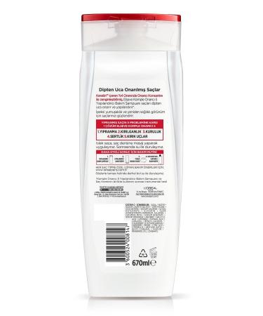 Elseve Shampoo Complete Repair 670 Ml. 2 Pieces - Buy Online on GoSupps.com