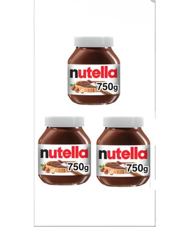 Nutella 750 Grams 3 Pieces