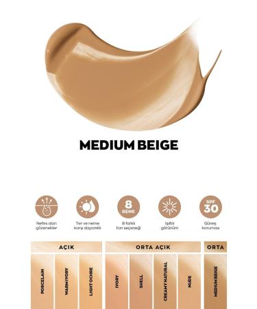 Avon Serum Foundation - Medium Beige - 30ml - Buy Online on GoSupps.com