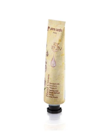 Pierre Cardin Moisturizing Hand Cream with Rose Essence and Vitamin E - 30 Ml - Buy Online on GoSupps.com
