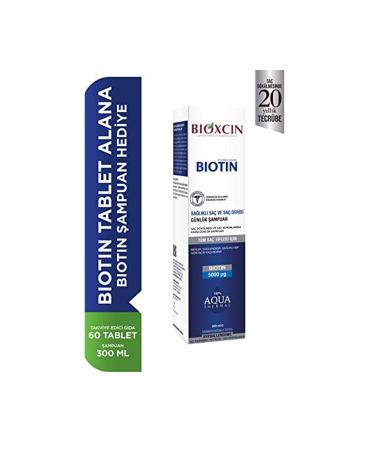 Bioxcin Biotin 5000mcg 60tb+shampoo (coffre) 1 Package (1 X 1 Piece) K - Buy Online on GoSupps.com