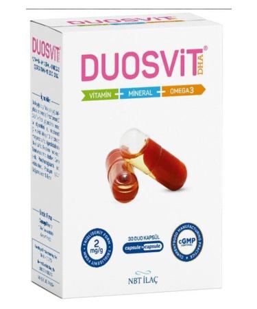 Nbt la Duosvit Dha 30 Capsules (vit-min-omega3)