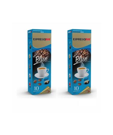 ESPRESSOMM Tchibo Cafissimo Compatible Blue Capsule Coffee - Decaffeinated! (20 PIECES)