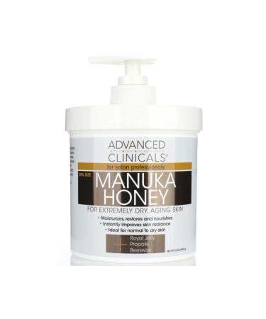 ADVANCED CLINICALS Manuka Honey Cream 454gr