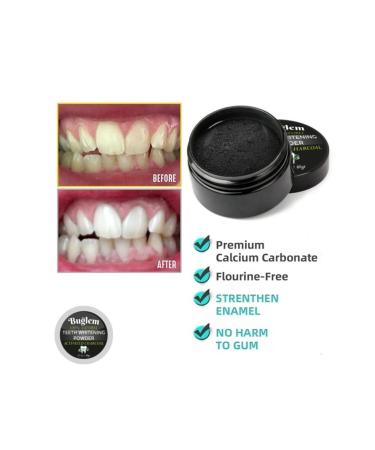 BU LEM Active Carbon 60 gr Teeth Whitening and Cleaning Powder Natural Product - Buy Online on GoSupps.com