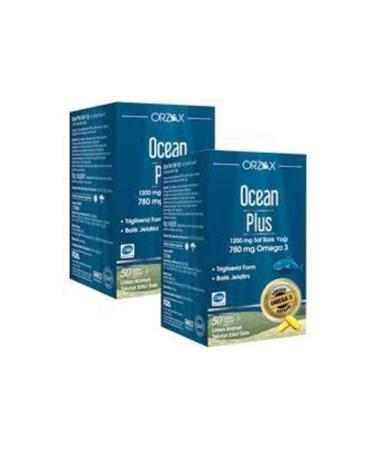 Ocean Plus Omega 3 1200mg 50 Capsules 2 Pieces