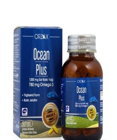 Orzax Ocean Plus Omega 3 1200 Mg 50 Capsules